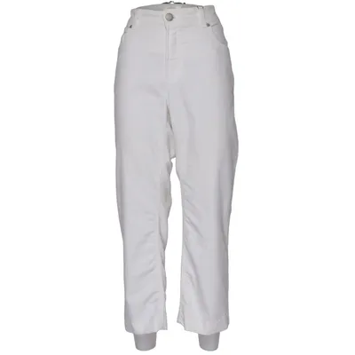 Jeans (White) from Regular Cotton, Elastane, Polyester