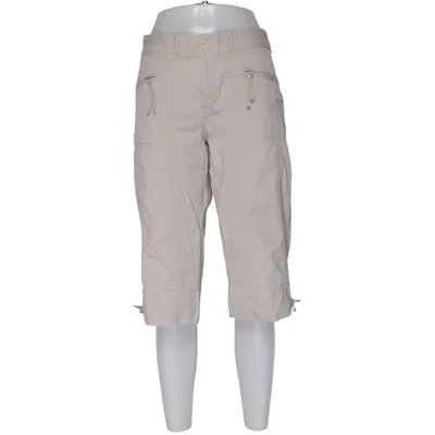 Driekwart broek (Beige) van River Woods Katoen, Elastaan