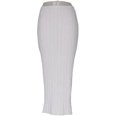 Maxi skirt (White) from Sndys Polyamide, Viscose