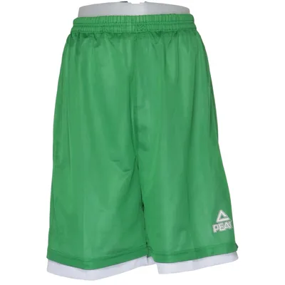 Short de basketball (Vert, Blanc) de Peak Polyester