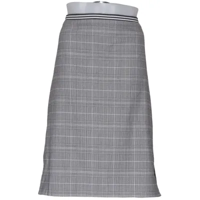 Skirt (Gray, Black, White) from Banana Republic Elastane, Polyester, Viscose