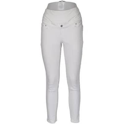 Zwangerschapsjeans (Wit) van H&M Mama Katoen, Elastaan, Viscose