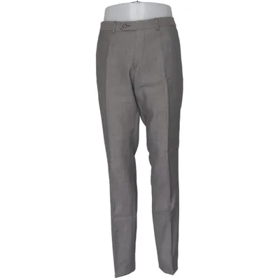 Kostuumbroek (Grijs) van Van Gils Polyester, Wol