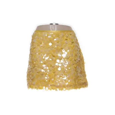 Kjol (Gul) från Zara Polyester