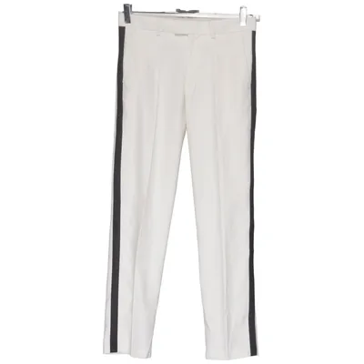 Tuxedo pants (White, Black) from H&M Cotton, Polyester, Viscose