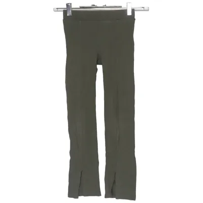 Pantalon (Vert) de Amy & Lucy Élasthane, Coton biologique