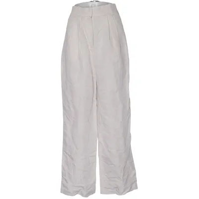 Pantalon (Beige) de H&M Lin, Polyester, Viscose
