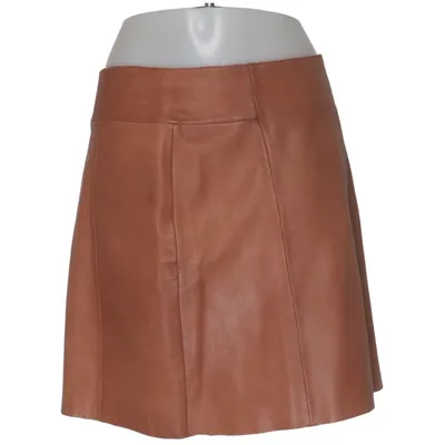Lædernederdel (Brun) fra Zara Woman Læder