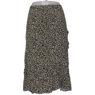 Slå om-nederdel (Beige, Sort) fra Soyaconcept Viscose
