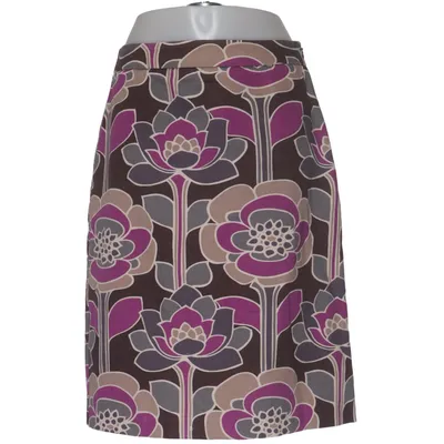 Nederdel (Lilla, Grå, Brun) fra Boden Bomuld, Polyester