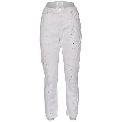 Jeans (White, Black) from Zara Woman Premium Collection Cotton, Elastane