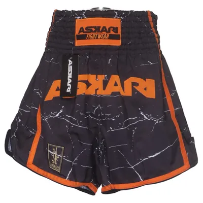 Kampsportsbyxor (Svart, Orange, Vit) från Askari