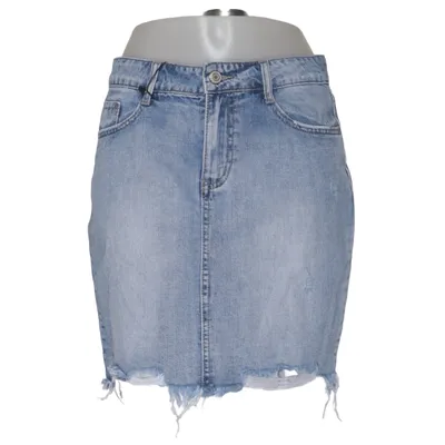 Denim skirt (Blue) from Guts & Gusto Cotton, Polyester