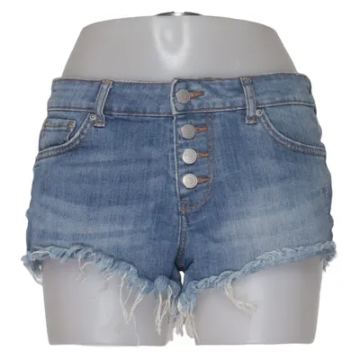 Denim shorts (Blauw) van Gina Tricot Katoen, Elastaan