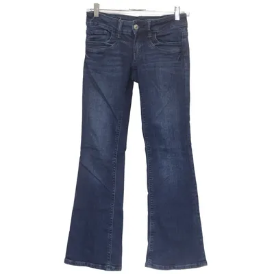 Spijkerbroek (Blauw) van Gina Tricot Katoen, Elastaan