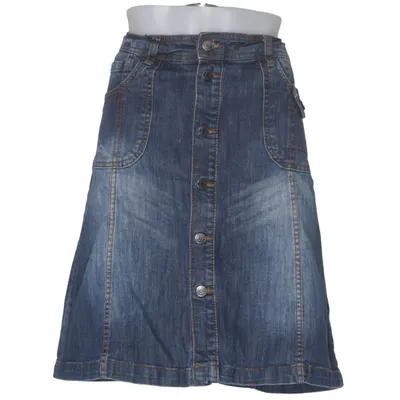 Jeanskjol (Blå) från Image Bomull, Elastan