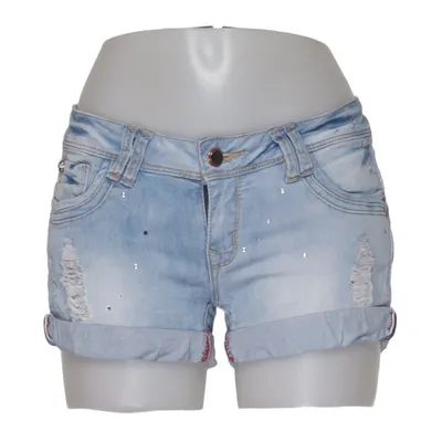 Short en jean (Bleu) de Monday Premium Coton, Élasthane