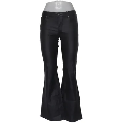Pants (Black) from ONLY Blue Denim Polyurethane, Viscose