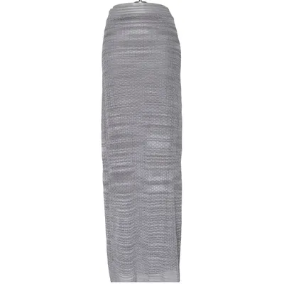 Jupe longue (Gris) de List Élasthane, Polyester, Viscose