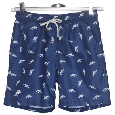 Zwemshort (Blauw, Wit) van Oas Polyester