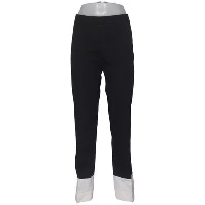 Pantalon (Noir, Blanc) de Derek Lam Coton, Élasthane, Polyester, Soie, Laine