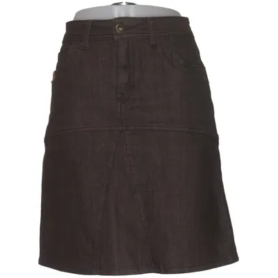 Jeanskjol (Brun) från Flash Jeans Bomull, Elastan, Polyester