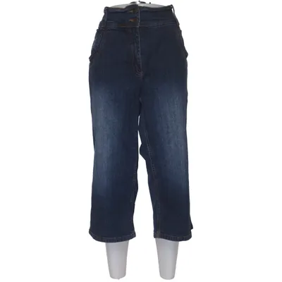 Driekwart broek (Blauw) van Bonprix Katoen, Elastaan