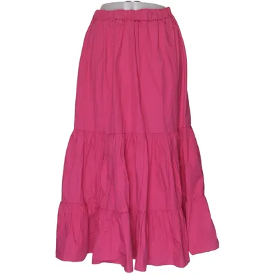 Maxi skirt (Pink) from Chicwish Cotton, Polyester