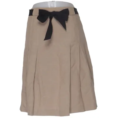 Kjol (Beige, Svart) från 123 Linne, Lyocell