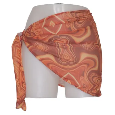 Jupe de plage (Orange, Marron, Multicolore)