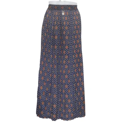 Maxi rok (Blauw, Meerkleurig) van Birgitta Acetaat, Polyester