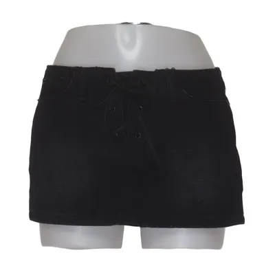 Jupe en jean (Noir) de Princess Polly Coton, Polyester