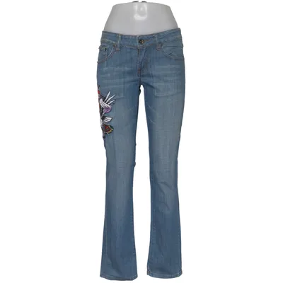 Jean (Bleu, Multicolore) de Ed Hardy by Christian Audigier Coton, Élasthane