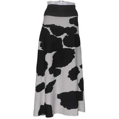 Maxi rok (Zwart, Beige) van Intrend Polyamide, Viscose