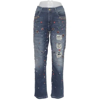 Spijkerbroek (Blauw, Meerkleurig) van Essentiel Antwerp Katoen, Elastaan