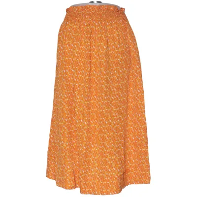Kjol (Orange, Vit) från Rodebjer Viskos