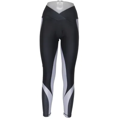 Træningsleggings (Sort, Hvid) fra GMW Fitness Elastan, Polyamid