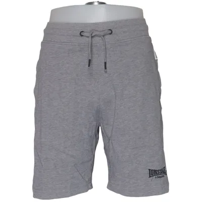 Short de jogging (Gris) de Lonsdale Coton, Viscose