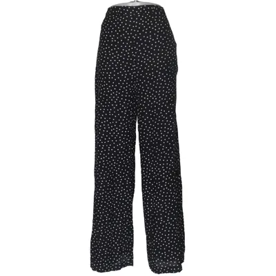 Palazzobukser (Sort, Hvid) fra Fire & Glory Viscose