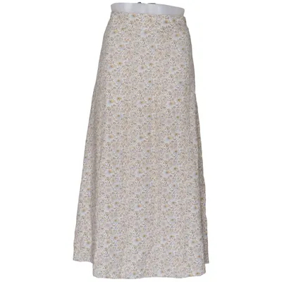 Jupe longue (Beige, Multicolore) de Object Polyamide, Viscose