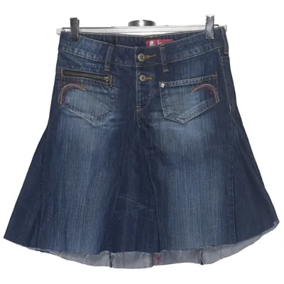 Spijkerrok (Blauw) van Fit&Star Katoen