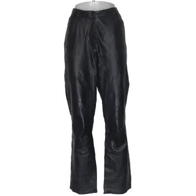 Leather pants (Black) from Helline Leather, Polyester