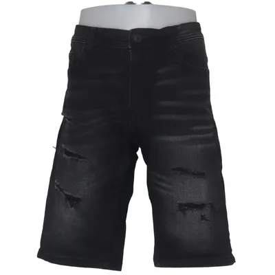 Short en jean (Gris) de FSBN Coton, Élasthane