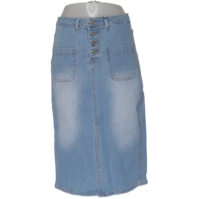 Jeansnederdel (Blå) fra Mapp Jeans Bomuld, Elastan