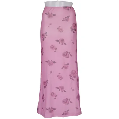Maxi skirt (Pink) from Princess Polly Elastane, Recycled polyester