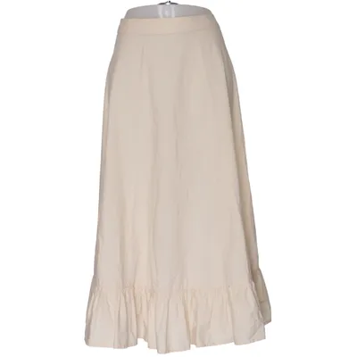 Maxi rok (Beige) van Skall Studio Organisch katoen