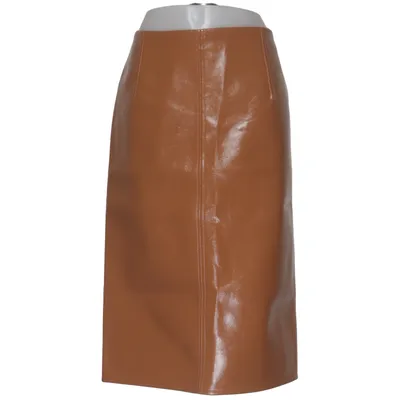 Vinyl skirt (Brown) from H&M Edition Polyester, Polyurethane