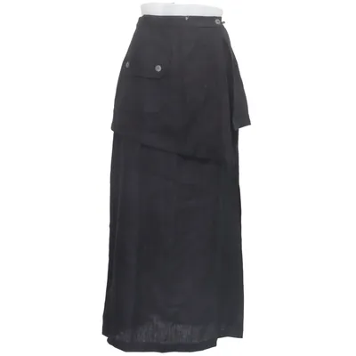 Maxi skirt (Black) from Dalia Linen
