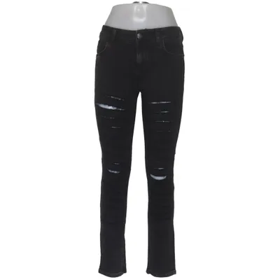 Spijkerbroek (Grijs) van Bershka Denim Collection Katoen, Elastaan