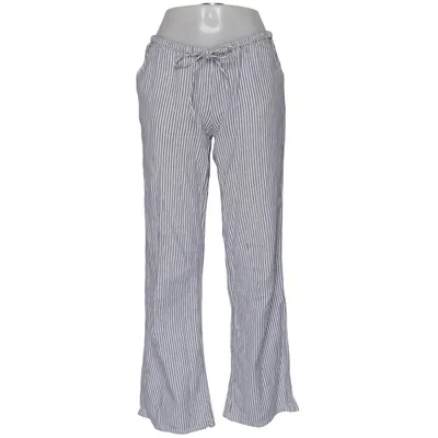 Palazzo pants (Blue, White) from Divided by H&M Cotton, Linen